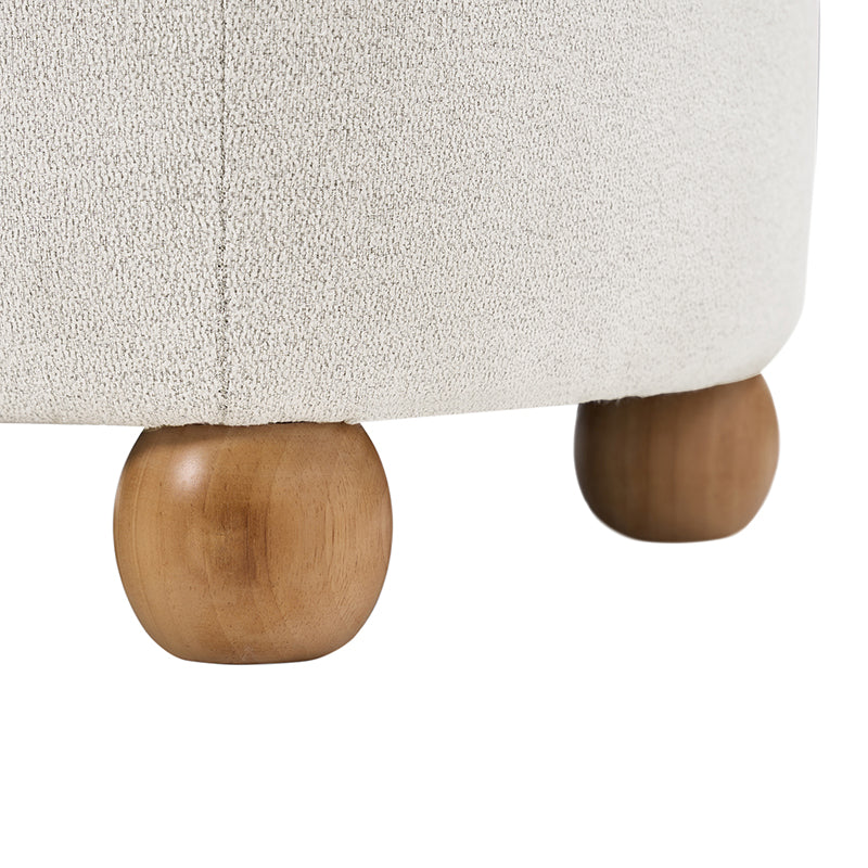 Gabino Storage Bench with Solid Wood Legs & Waterproof Fabric - Entryway Seating, Shoe Storage & Living Room Organizer - Perfect for Hallway, Bedroom & Mudroom Organization