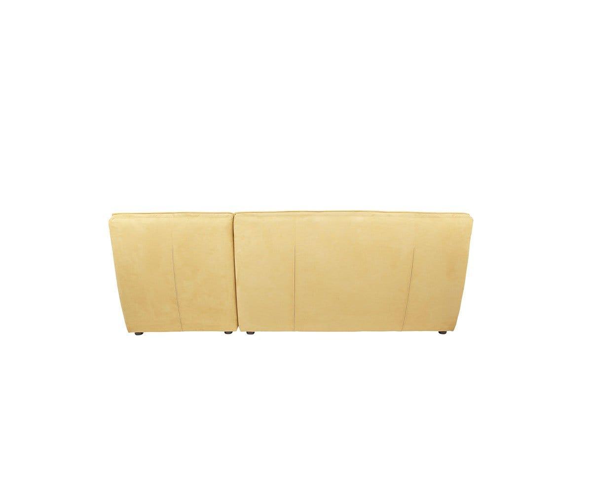 Modern Diego 2-Piece Modular Sectional Sofa with Reversible Chaise - Perfect for Living Room, Family Room & Small Spaces