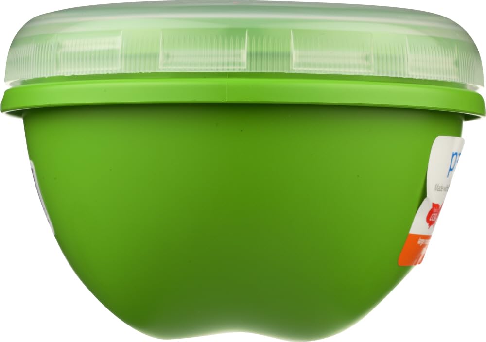Eco-Friendly Large Round Food Storage Container Set of 22 - 25 Ounce Preserve Apple Green - Perfect for Meal Prep, Leftovers & Pantry Organization
