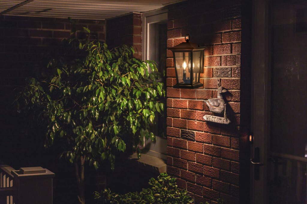 Outdoor Wall Lantern - Waterproof Exterior Wall Sconce Light Fixture with Clear Glass, Black Anti-Rust Porch Lighting for Patio, Garden & Entryway