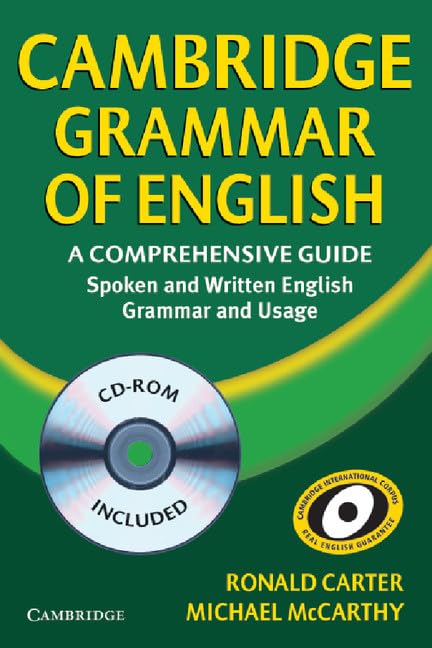 Cambridge Grammar of English Hardback with CD-ROM: Comprehensive English Grammar Guide | Perfect for ESL Students, Teachers & Language Learners