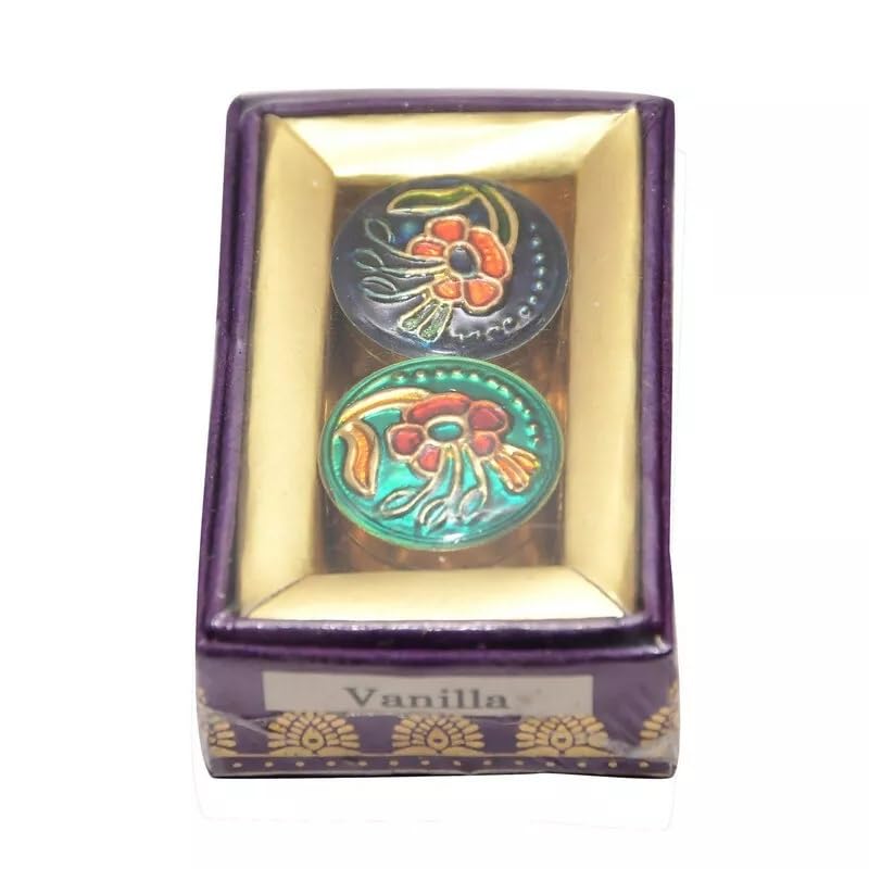Natural Vanilla Solid Perfume for Women & Men - Long Lasting Alcohol-Free Body Fragrance - 4g Travel Size - Perfect for Daily Wear, Dates & Special Occasions