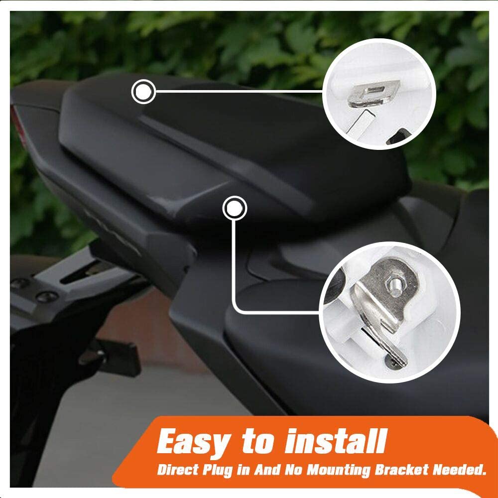 Premium Motorcycle Rear Seat Cowl Cover for Yamaha MT-07 FZ-07 (2013-2017) | Solo Seat Tail Fairing | Red Color | Perfect for Customization & Urban Riding