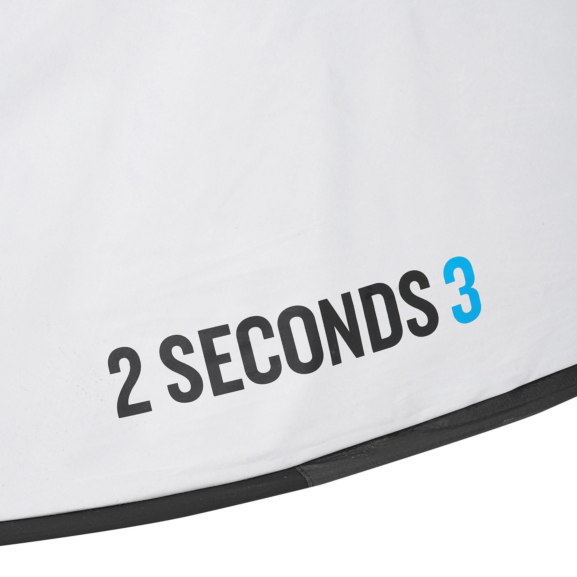 Quechua 2 Second Fresh & Black Waterproof Pop Up Camping Tent for 3 Person - Instant Setup for Hiking, Backpacking & Outdoor Adventures