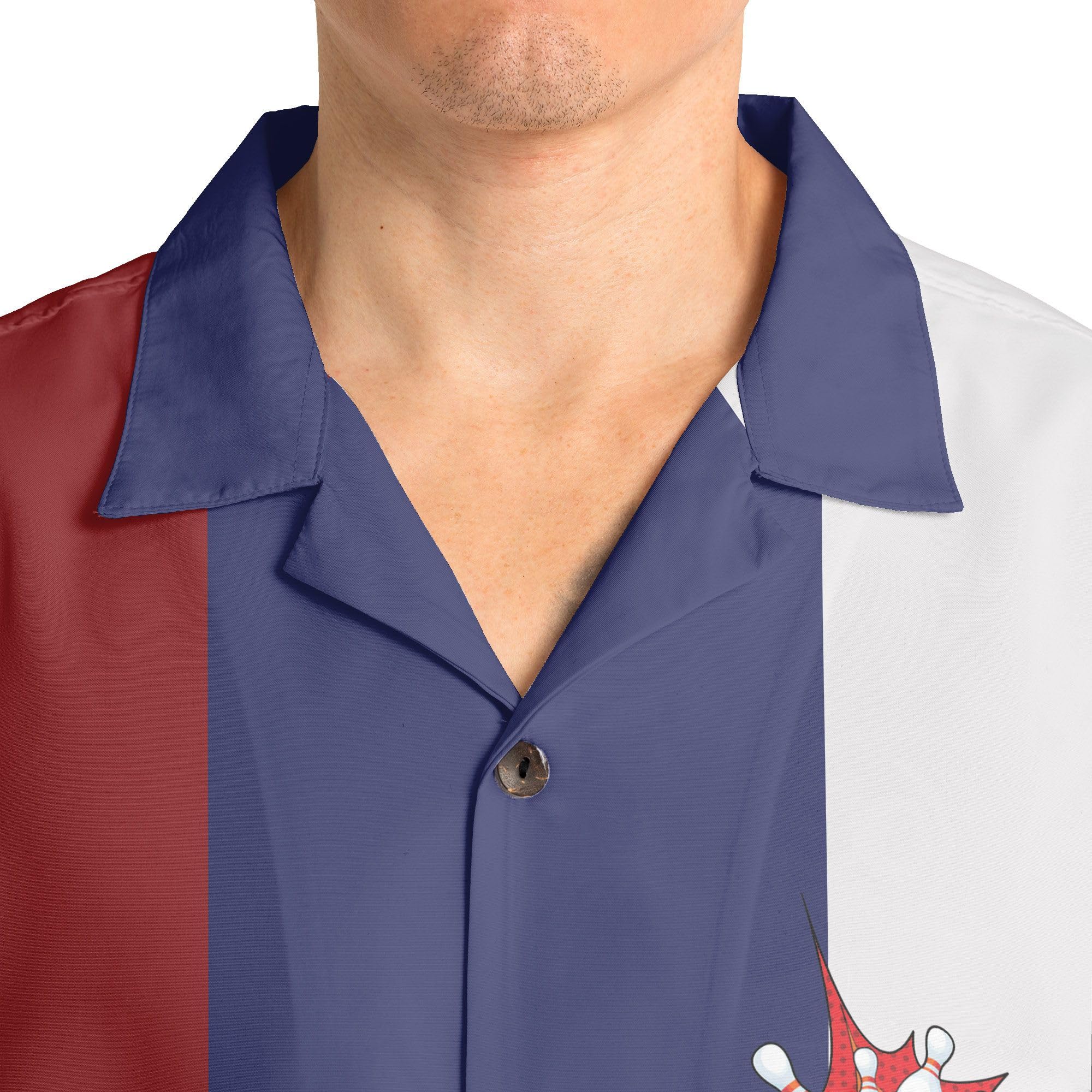 Custom Personalized Bowling Shirts with Names for Men & Women - Retro Hawaiian Style Team Bowling Shirts - Perfect for Bowling Leagues, Tournaments, and Themed Parties