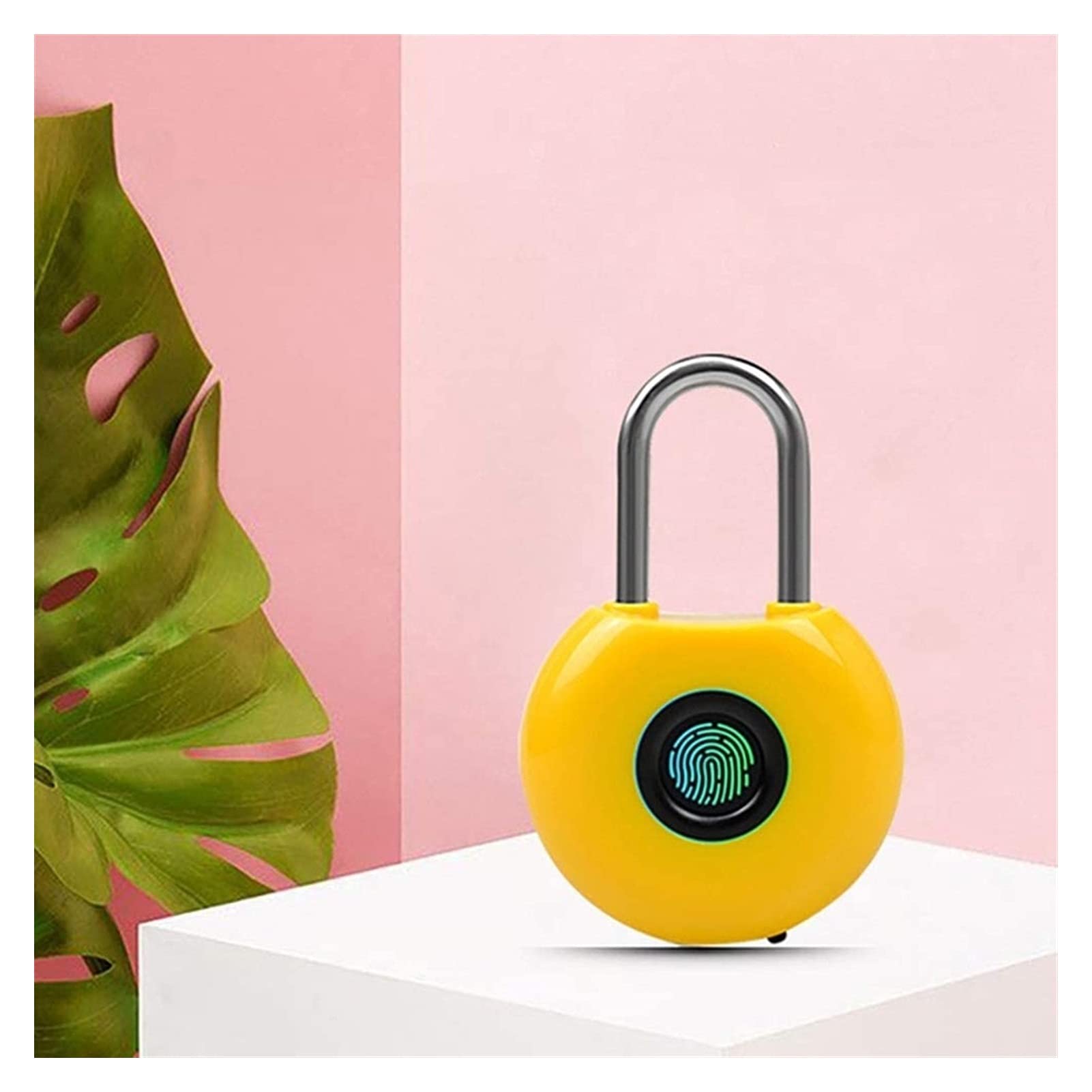 Fingerprint Padlock - Digital Keyless Thumbprint Lock for Gym, School, Backpack & Luggage - Secure Metal Locker Lock for Travel, Storage & Home Use (Color: A)