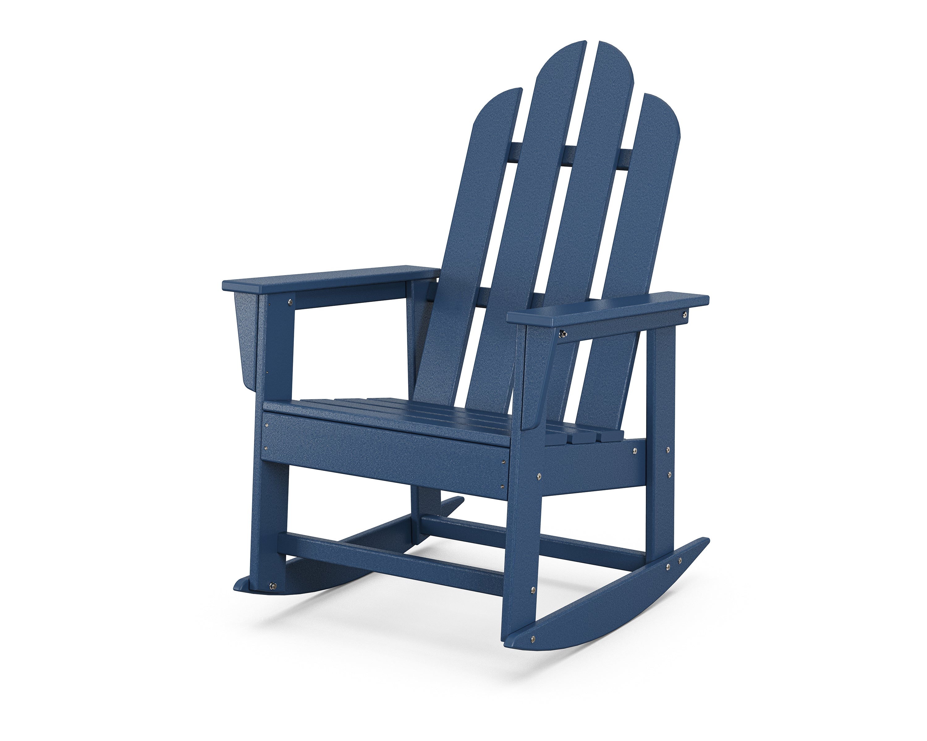 POLYWOOD Long Island Rocking Chair - All-Weather Outdoor Rocking Chair with UV Protection - Perfect for Patio, Garden, Porch & Backyard Relaxation