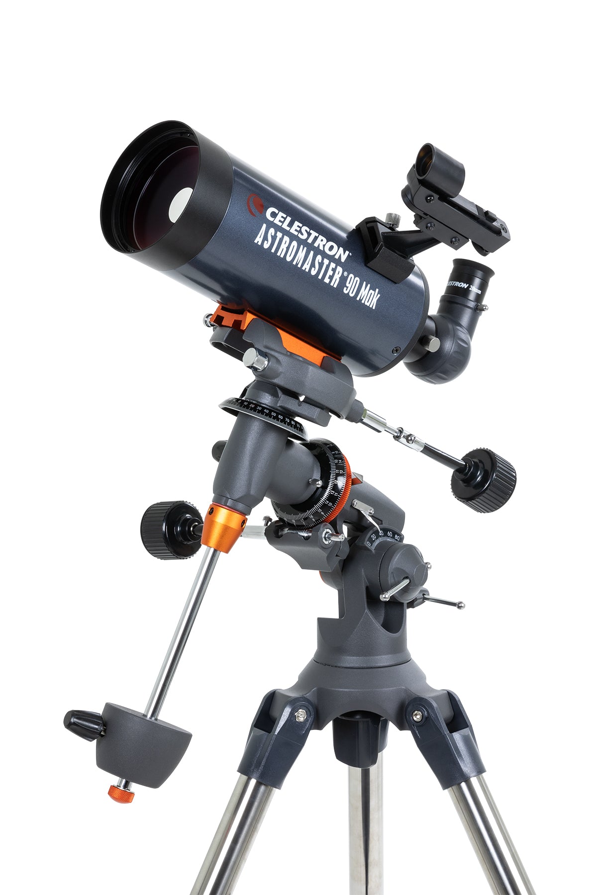 AstroMaster 90EQ Maksutov-Cassegrain Telescope for Adults & Kids - Portable Astronomical Refractor Telescope with Tripod for Stargazing, Bird Watching, and Outdoor Adventures