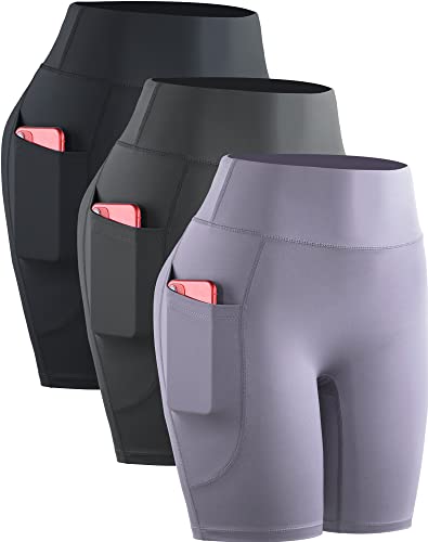 9119 Black/Grey/Purple,3 Pack