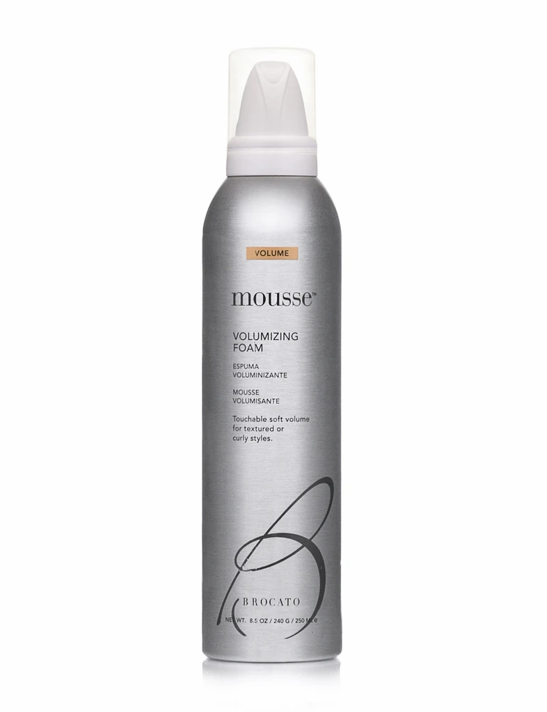 Brocato Volumizing Mousse Foam for Hair - 8.5 Oz | Lightweight Styling & Lift for Fine or Thin Hair - Perfect for Daily Use & Special Occasions