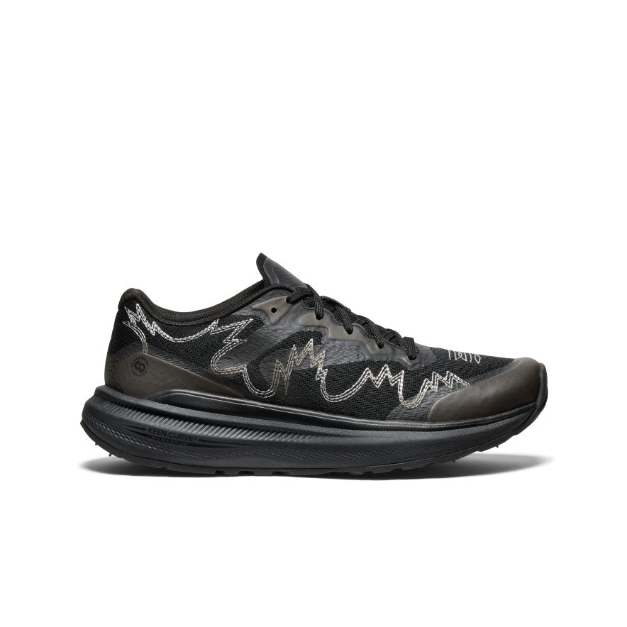 Engineered Garments WK500 Men's Walking Shoes - Black/Black | Comfortable & Durable for Outdoor Activities, Jogging, and Daily Wear