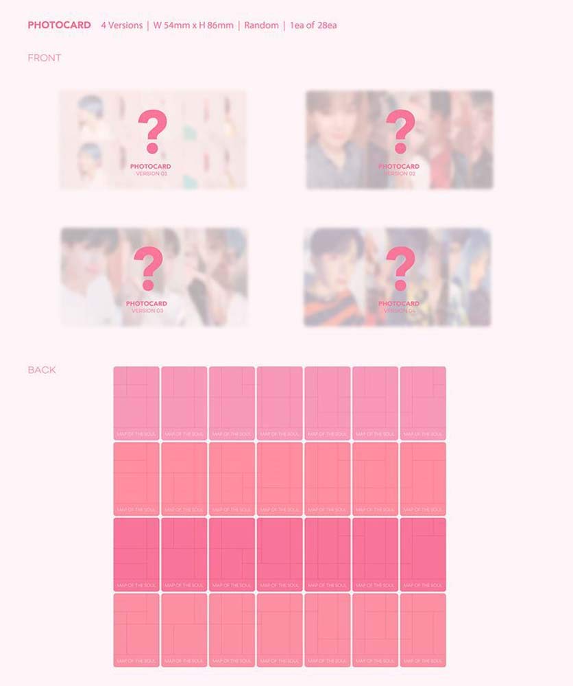 BTS (Version 2) Map of The Soul: Persona Album - Bangtan Boys CD with Poster, Photobook, Mini Book, Photocard, Postcard & Photo Film | K-Pop Collectors Edition + Bonus 6 Photocards Set | Perfect for ARMY Fans, Gift Giving & Music Collections