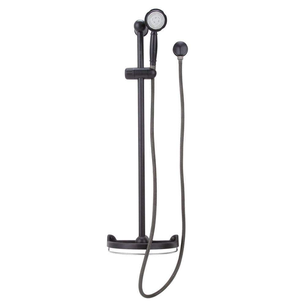 La Toscana 87PO124 Ornellaia Slide Bar Hand Shower Kit in Oil Rubbed Bronze - Perfect for Bathroom Renovation & Spa-Like Shower Experience