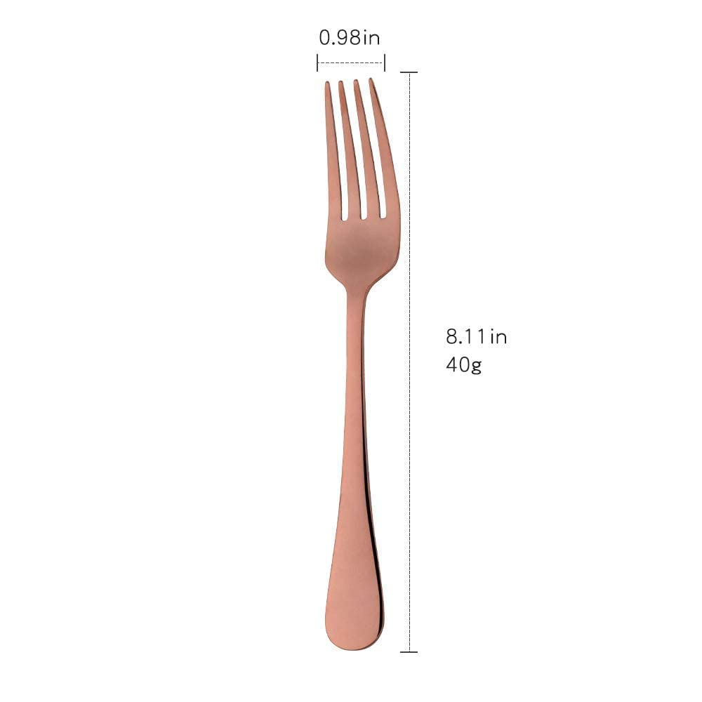 Premium 12-Piece Stainless Steel Dinner Forks Set - 8