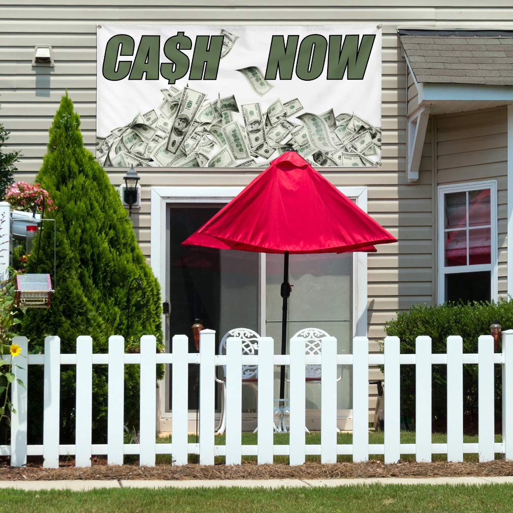 Custom Vinyl Banners 48x96 Inches - Weatherproof Outdoor Business Signs with 8 Grommets | Perfect for Yard Sales, Grand Openings & Industrial Advertising