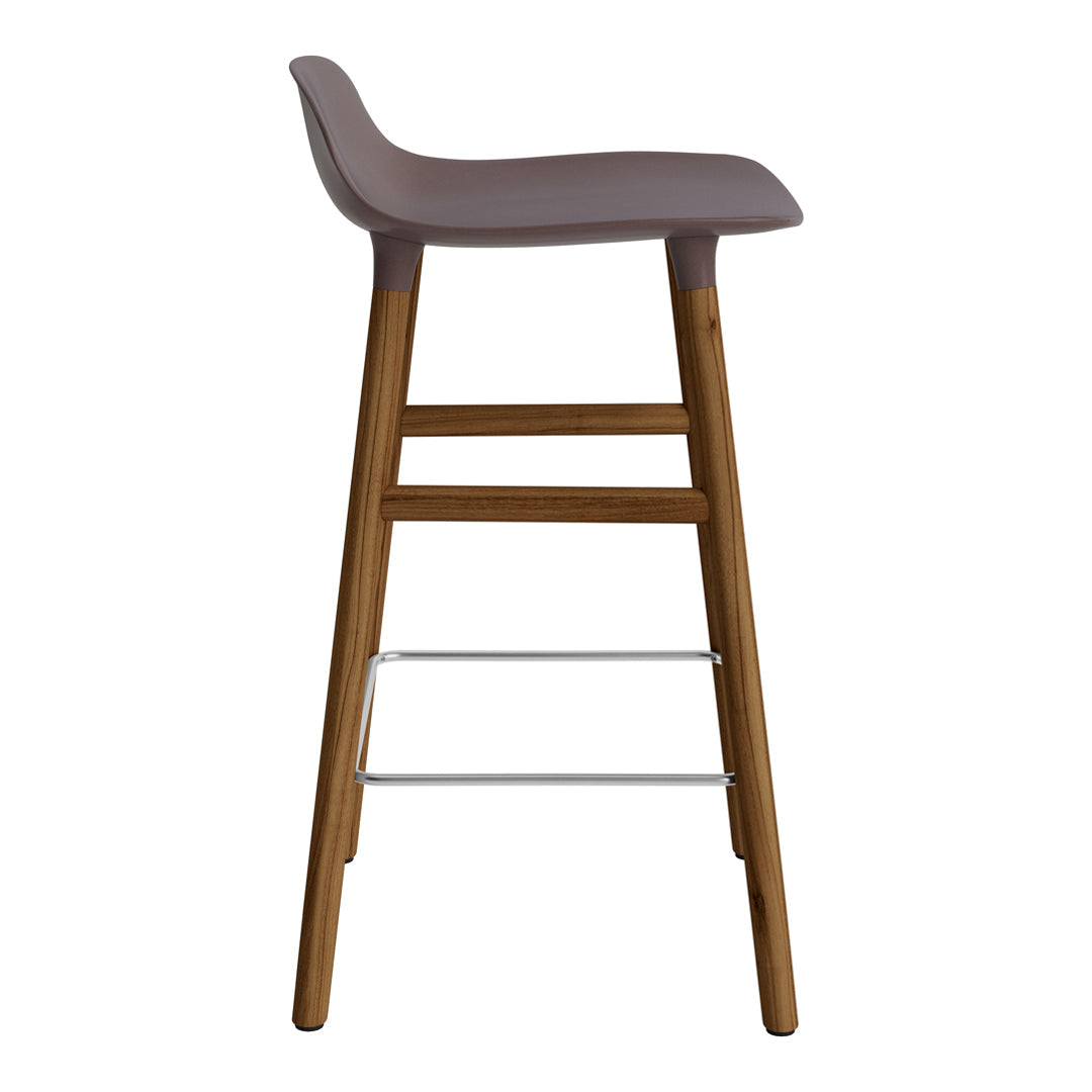 Modern Wooden Counter Stool with Sturdy Wood Legs - Perfect for Kitchen Islands, Bars, and Breakfast Nooks