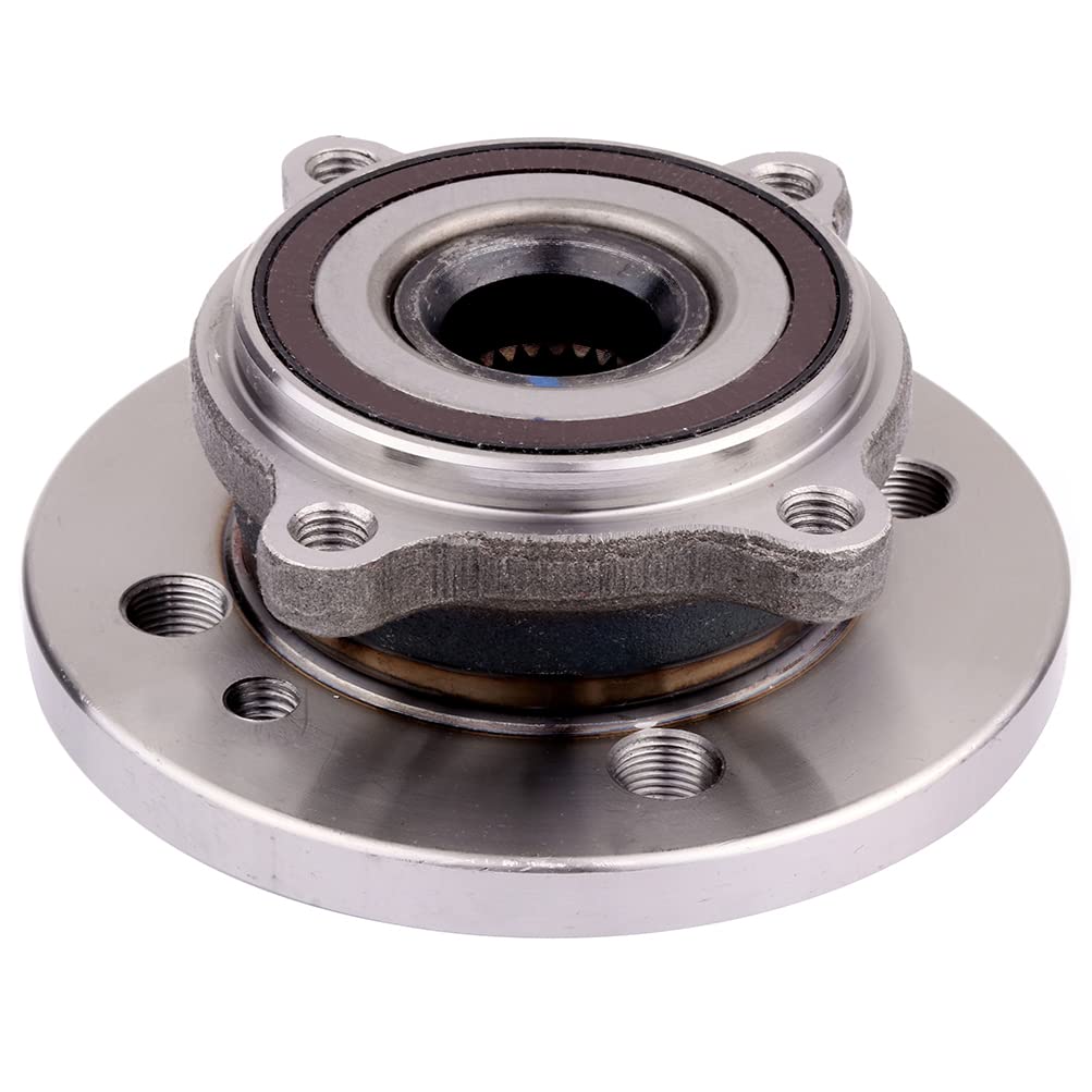 Replaces 513309 Wheel Axle Bearing & Hub Assembly Compatible with Mini Cooper 2007-2015 - Front 4 Lug Wheel Hub & Bearing Kit (4 PCS) - Perfect for Smooth Ride & DIY Auto Repair