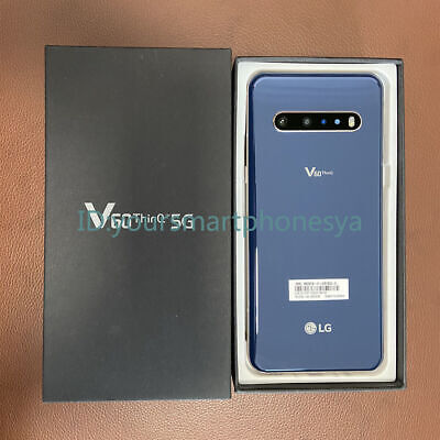 LG V60 ThinQ 5G Smartphone 128GB Classy Blue - AT&T Unlocked, Fast 5G Connectivity, Dual Screen Compatible - Perfect for Streaming, Gaming & Productivity