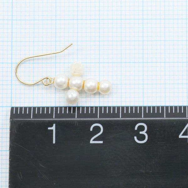 18K Yellow Gold Pearl Earrings for Women - Classic Elegant Stud Earrings with Freshwater Pearls | Perfect for Weddings, Parties & Special Occasions