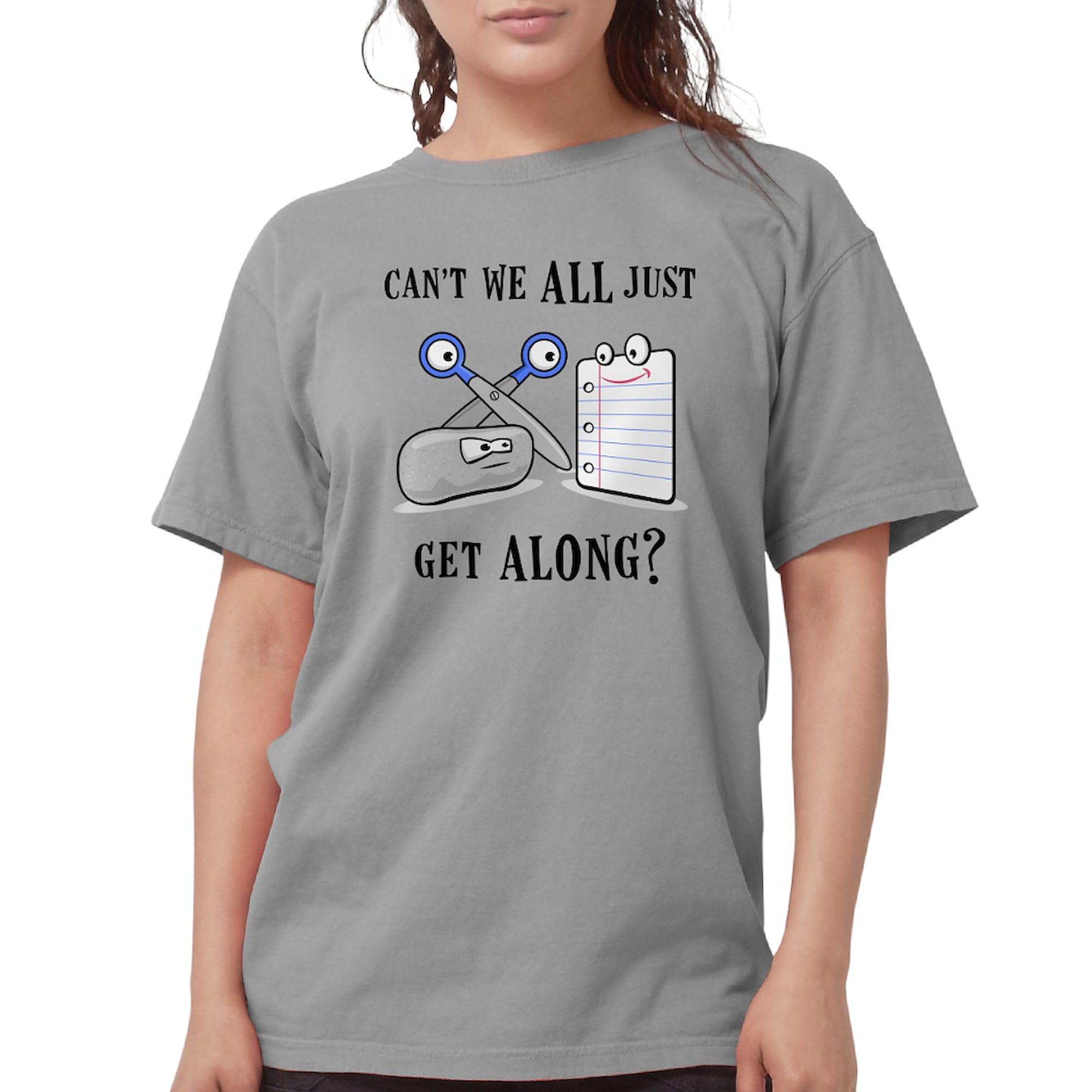 Rock Paper Scissors Graphic T-Shirt for Women | Comfort Colors® Soft Cotton Tee | Casual Wear, Gifts & Game Night Outfits