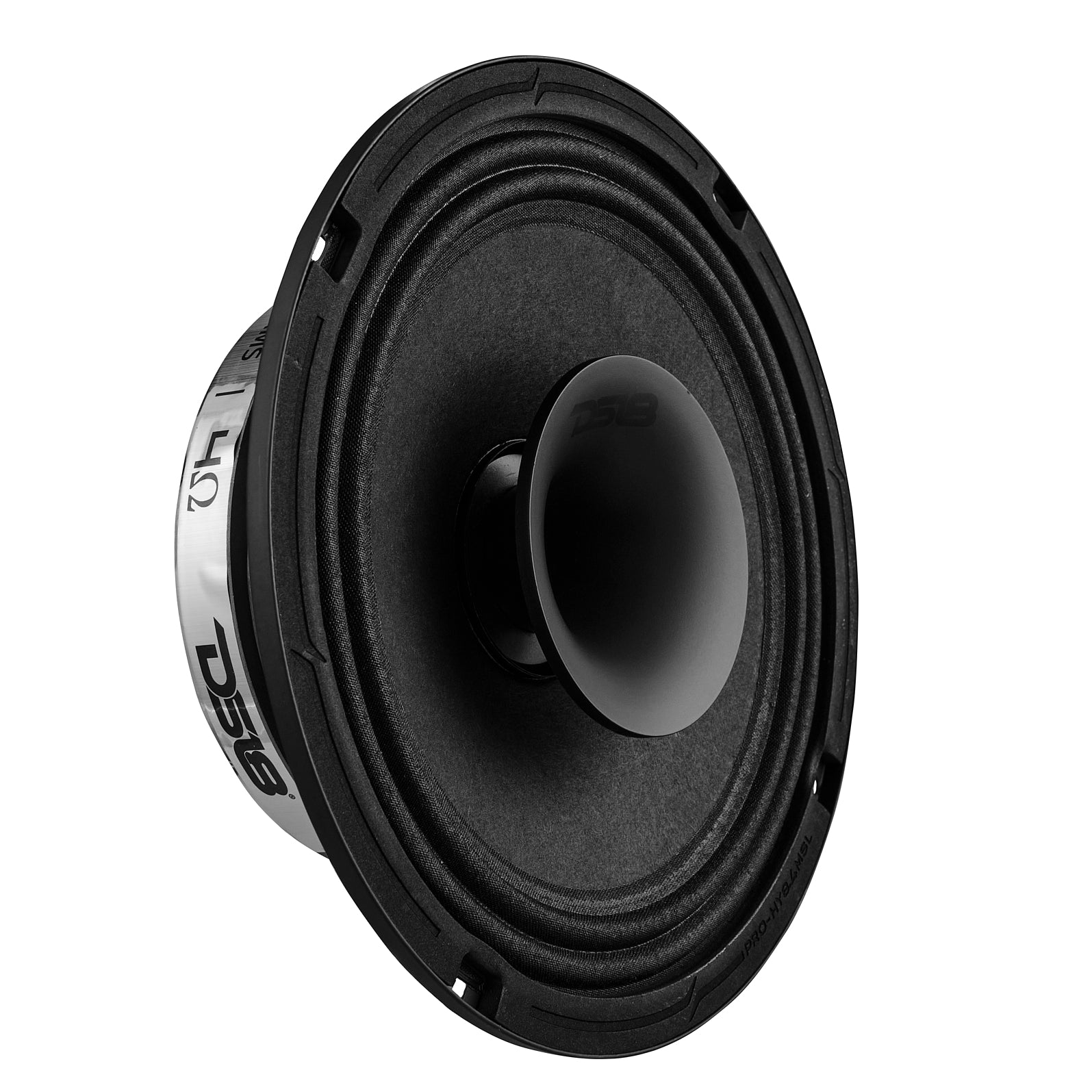 PRO 8 Shallow Coaxial Hybrid Mid-Range Loudspeaker with Built-in Driver - 200W RMS, 4 Ohm Impedance - Perfect for Car Audio Systems & Marine Applications