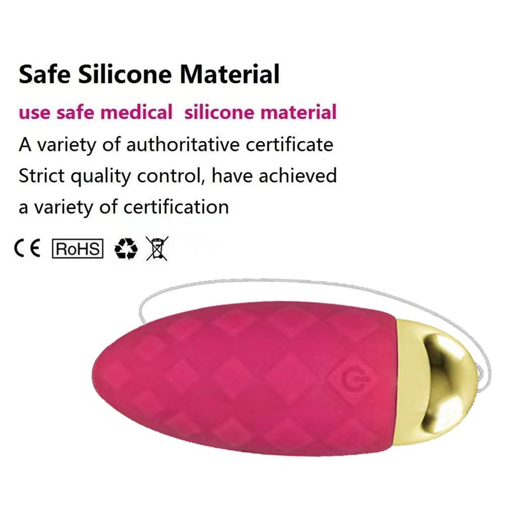Premium Bullet Vibrator & Love Eggs - Powerful G-Spot Stimulator for Women, Rechargeable Adult Sex Toy for Couples Play & Solo Pleasure - Perfect for Bedroom Fun, Travel & Discreet Personal Use