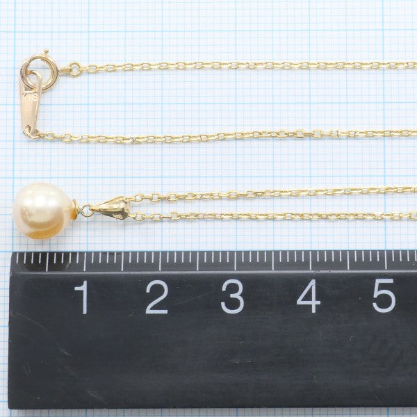 18K Yellow Gold Pearl Necklace for Women - Elegant & Timeless Jewelry Gift for Birthday, Anniversary, Wedding & Special Occasions