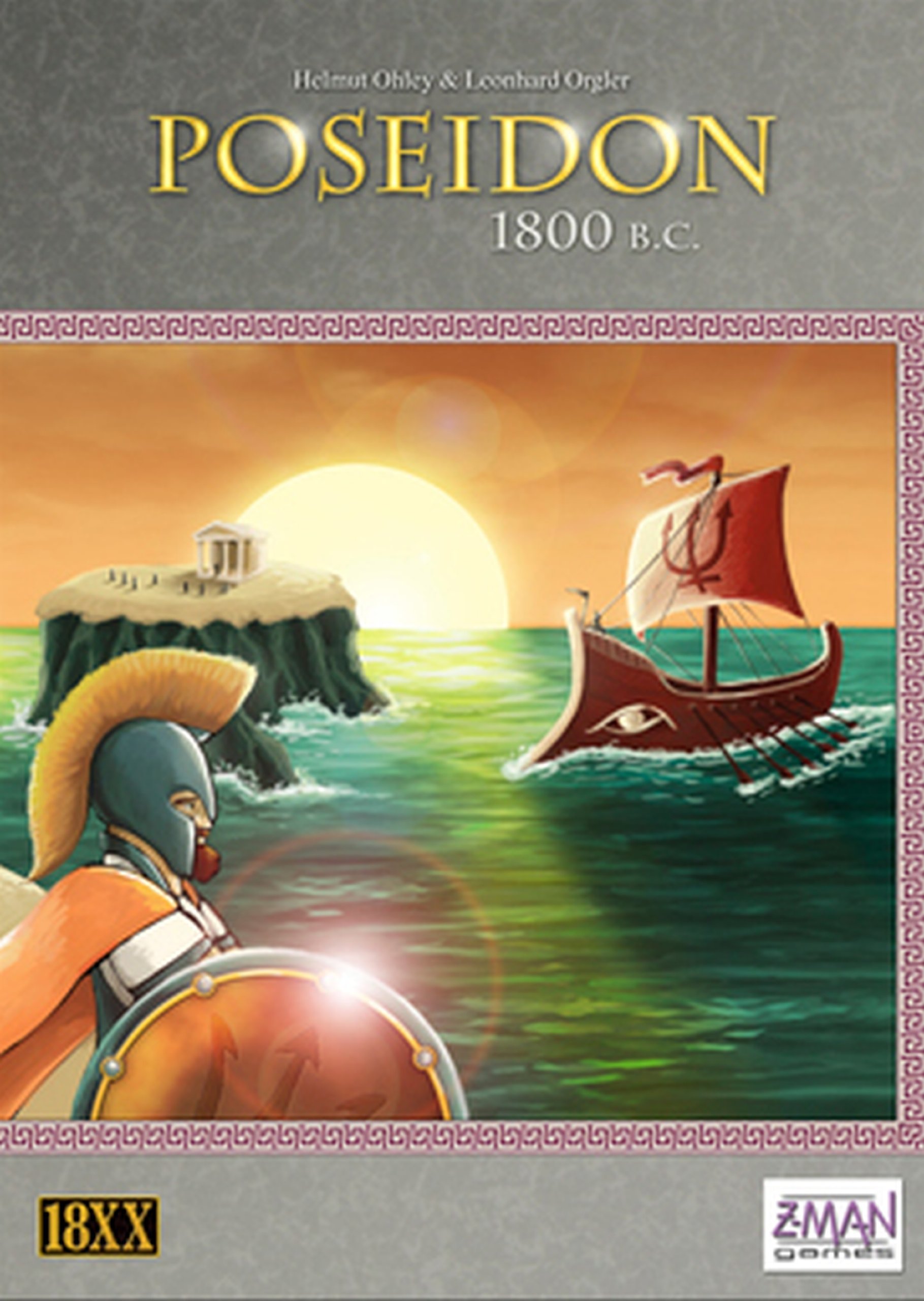 Z-Man Games Poseidon Board Game - Strategy Adventure for 2-4 Players | Ancient Greek Mythology Theme | Perfect for Family Game Nights & Strategy Lovers