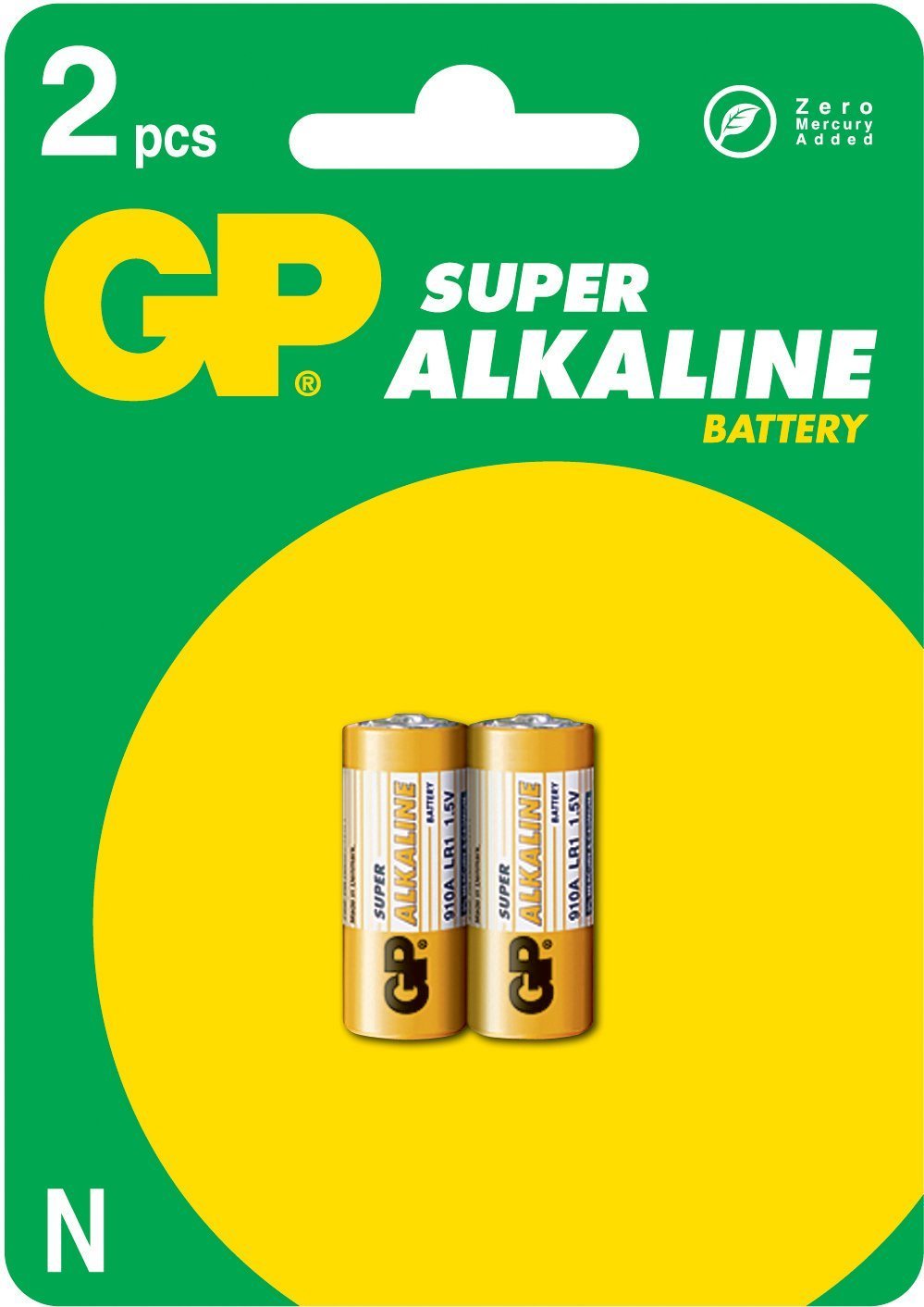 Alkaline LR1 1.5V N-Size Batteries - 2 Pack for Cameras, Electronic Toys, Medical Devices & More | Long-Lasting Power for Small Electronics