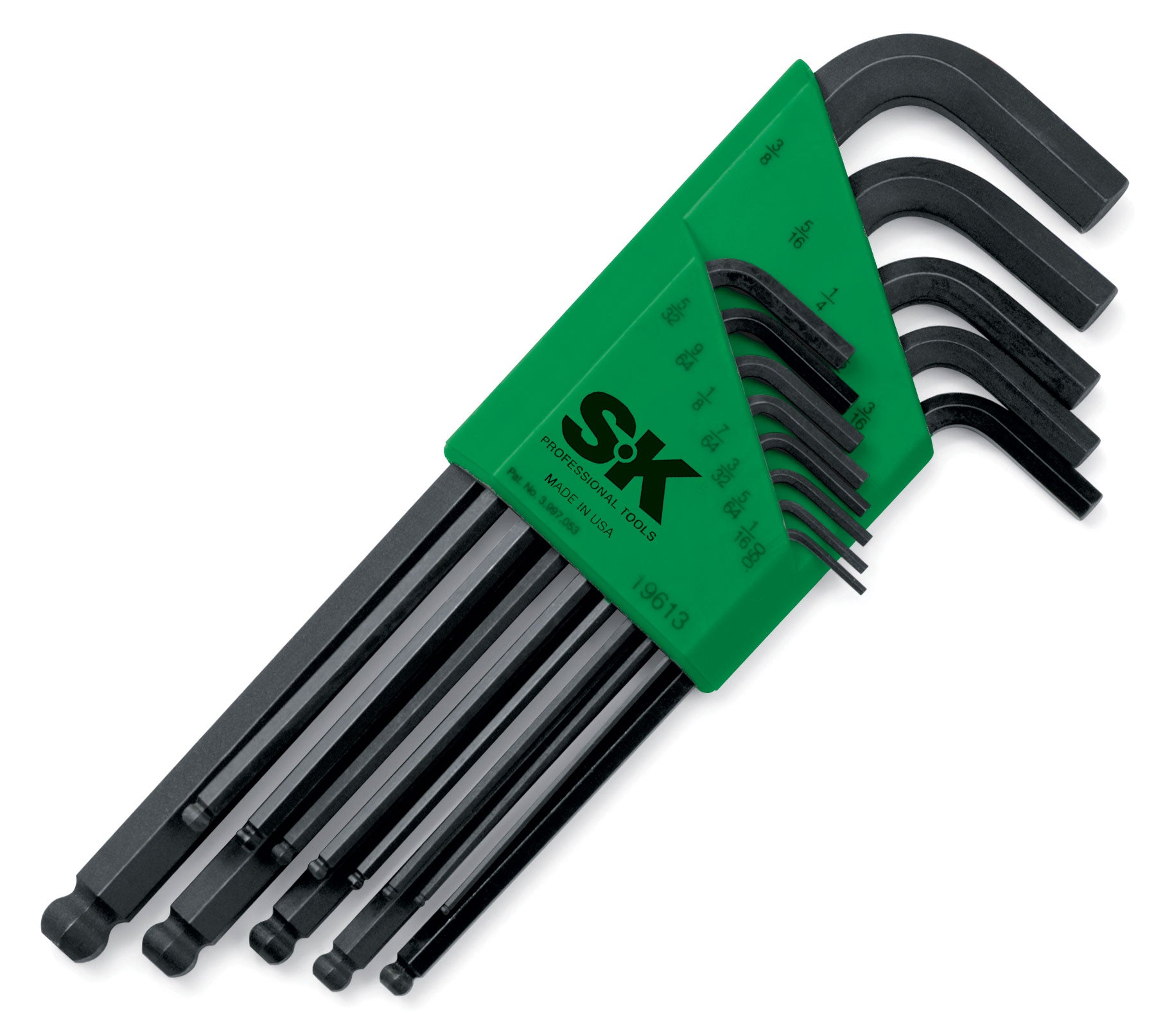 13 Piece SAE Ball Hex Key Set - High-Quality Hex Wrench Tool Kit for Automotive, Bicycle & Furniture Assembly - Perfect for DIY Repairs & Maintenance