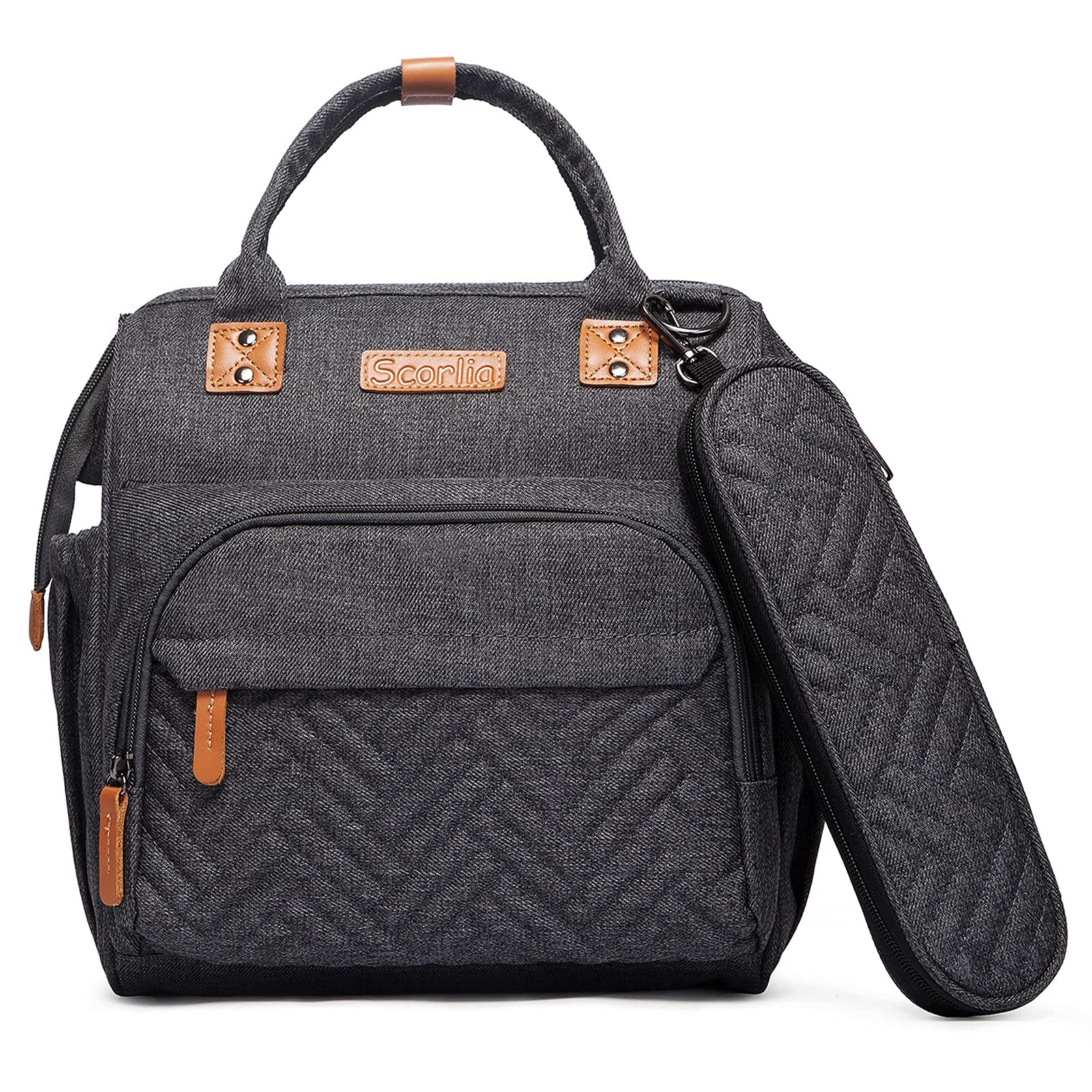 Scorlia Insulated Lunch Bag - Thermal Backpack & Leakproof Lunch Tote for Women & Men - Perfect for Work, School, Office, Picnic & Outdoor Activities | Keeps Food Fresh & Cool for Hours