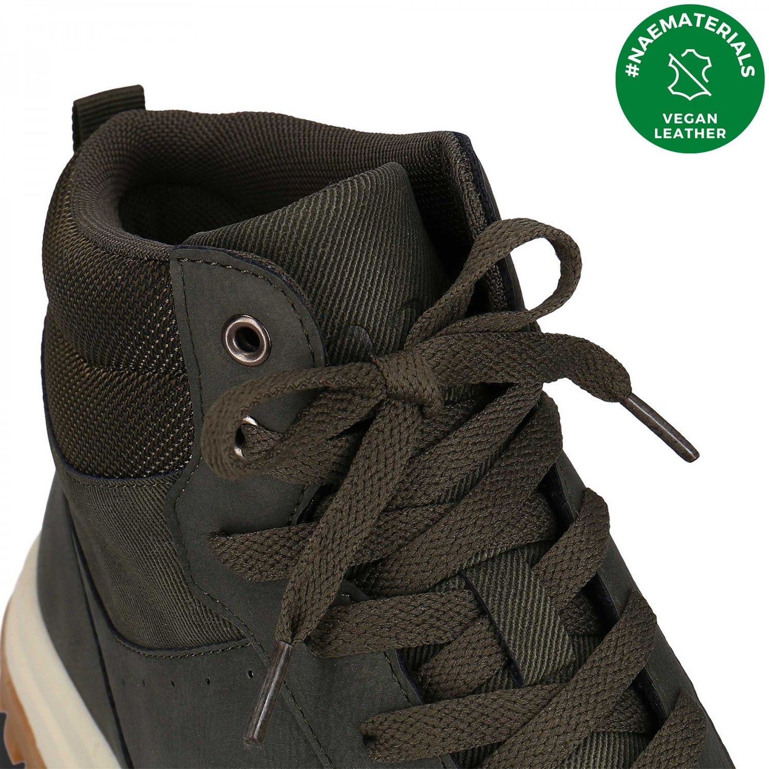 NAE Eban Sneaker Boots for Women - Waterproof Green Hiking Shoes - Perfect for Outdoor Adventures & Casual Wear