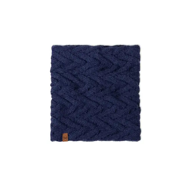BUFF Knit Neckwarmer for Men & Women - Soft Winter Scarf for Running, Hiking & Outdoor Activities - Caryn Midnight Style - Cold Weather Essential Accessory