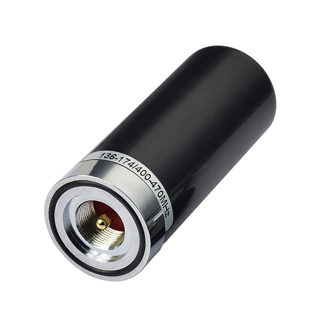 Bingfu Dual Band VHF UHF Mobile Antenna 136-174MHz 400-470MHz - Low Profile PL259 Male Connector for Car Truck Marine - Perfect for Ham Radio, Two Way Radio & Emergency Communication