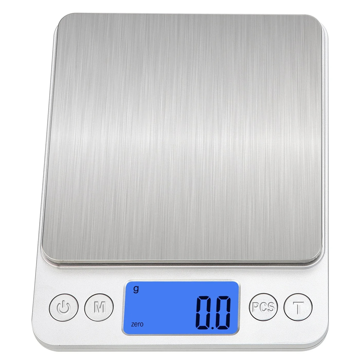ANYCO Anygleam Rechargeable Digital Kitchen Scale - 11lb/5kg Capacity, Stainless Steel Platform, Precise Measurements for Baking, Cooking & Portion Control - Perfect for Home Chefs & Meal Prep