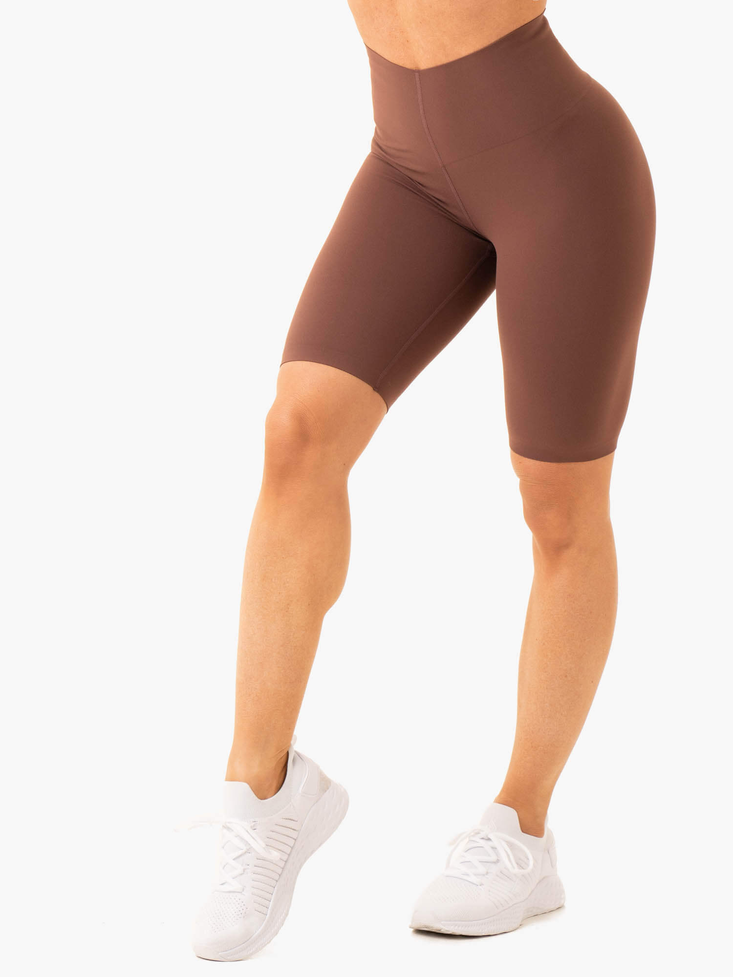 High-Performance Extend Compression Bike Shorts for Men & Women - Chocolate Brown - Ideal for Cycling, Running & Workouts