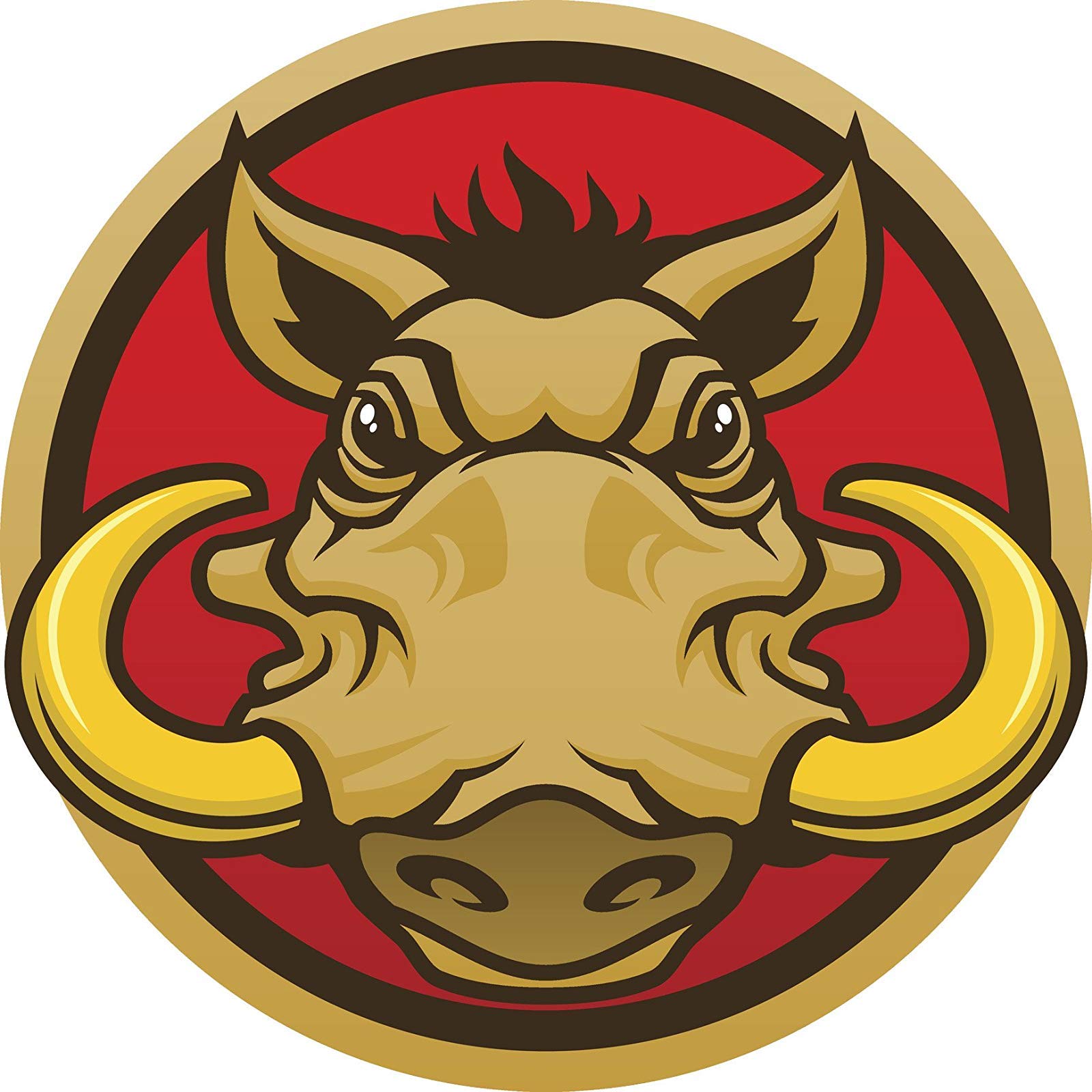Pumba Wild Warthog Cartoon Vinyl Magnet - 12