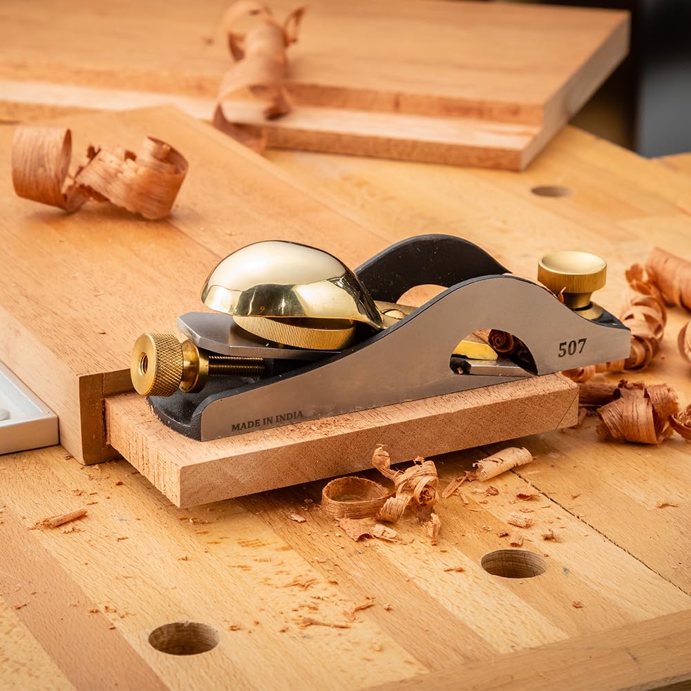 Bench Dog Rabbeting Block Plane - High Precision Woodworking Hand Tool for Smooth Edges & Rabbets | Ideal for Carpentry, DIY Projects & Furniture Making