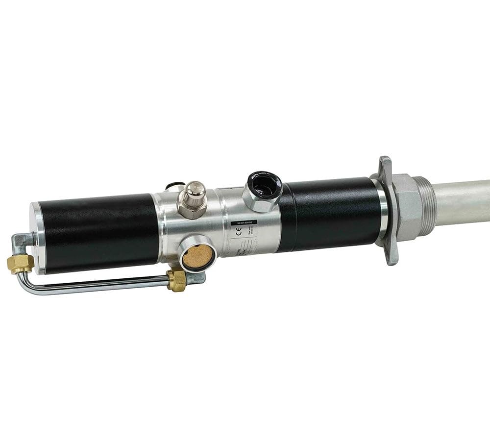 Mytee 1:1 Ratio Air Operated Oil Transfer Pump for 55 Gallon (205L) Drums - 40LPM (10.58GPM) Double Action SA80 Oil Pump - Ideal for Industrial Lubricant Transfer, Automotive Workshops & Drum Storage Facilities