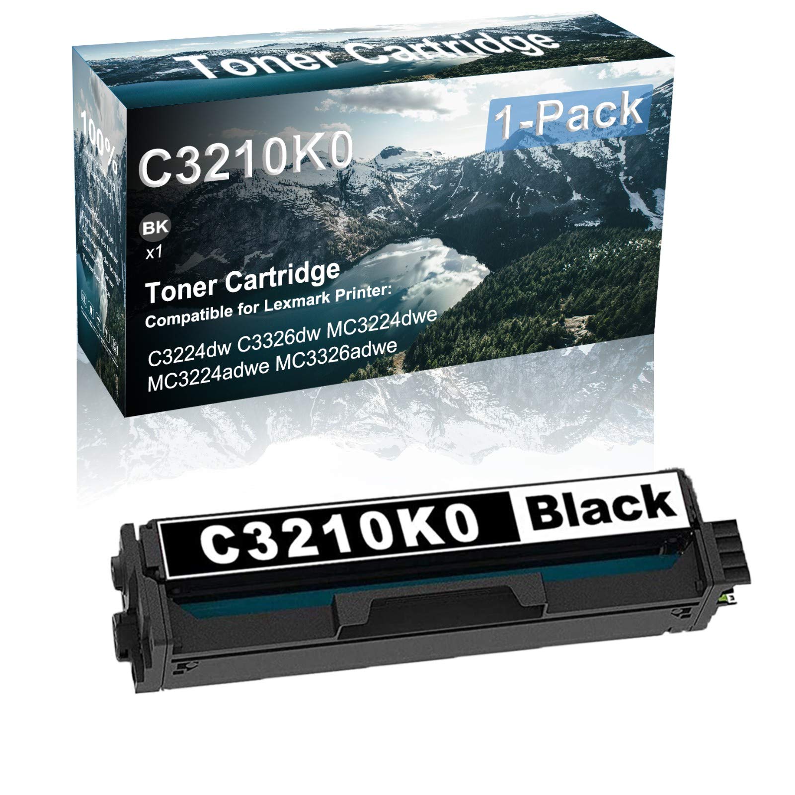 High Capacity Black Toner Cartridge Replacement for HP C3210K0 - Compatible with C3224dw, C3326dw, MC3224dwe, MC3224adwe, MC3326adwe Printers - Ideal for Home Office & Small Business Printing Needs