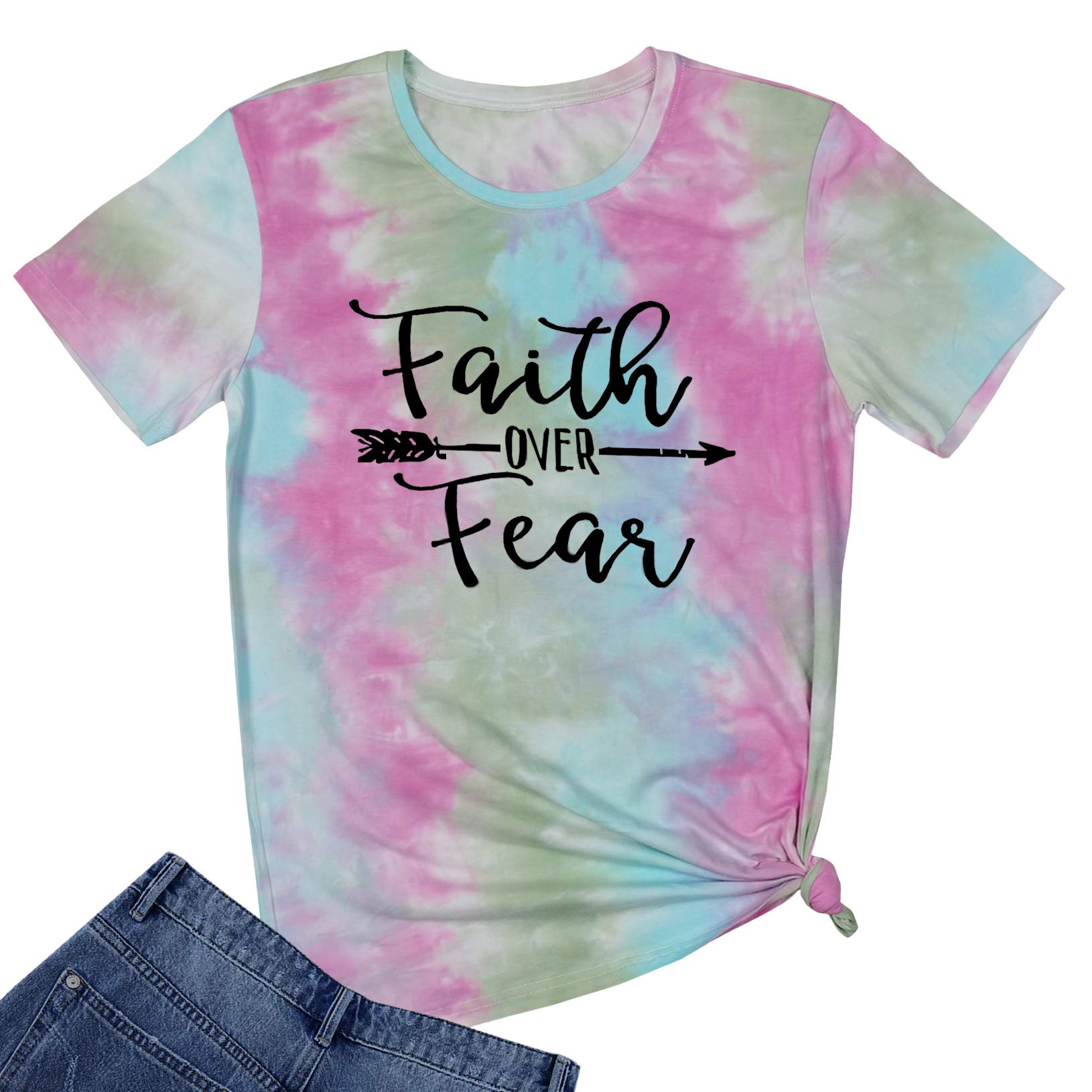 BLACKOO Women's Cute Graphic T-Shirt for Juniors - Trendy Casual Tee for Everyday Wear, School, and Outings