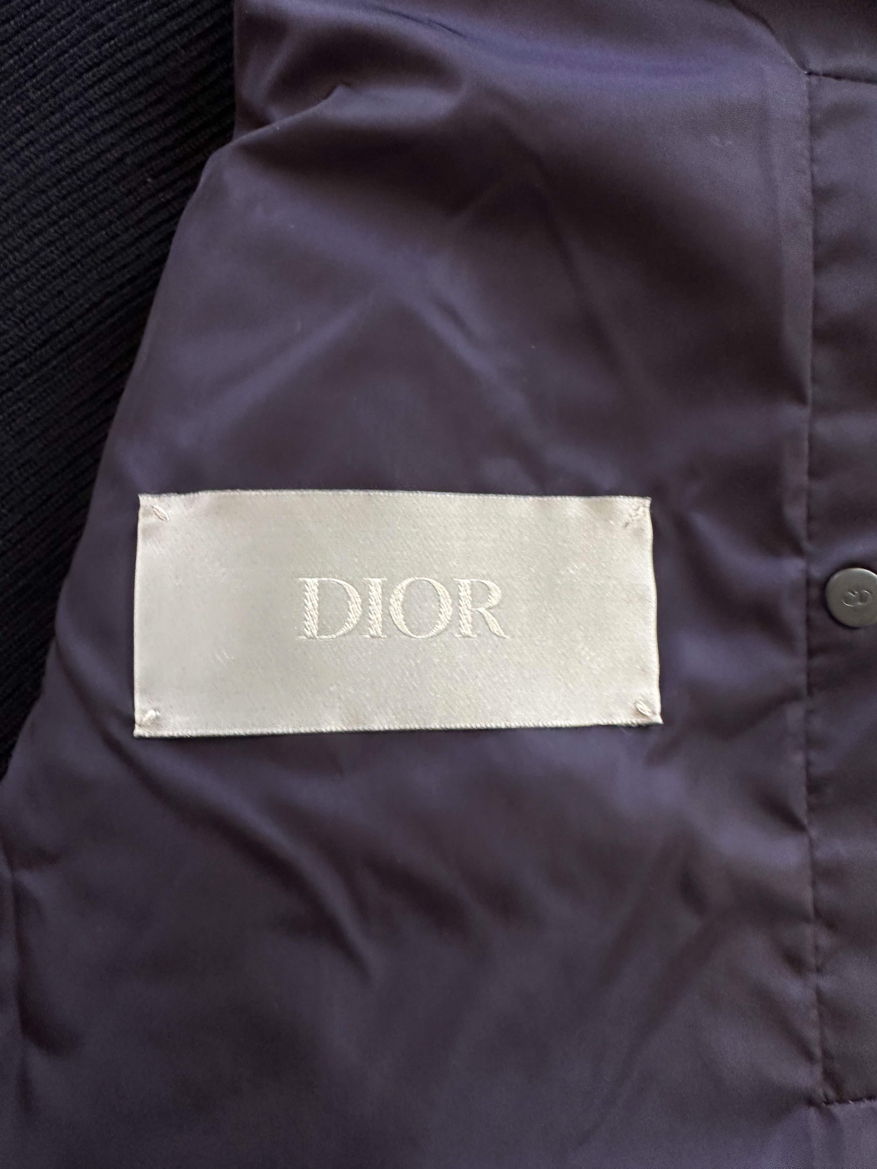Dior Black Oblique Knit Puffer Jacket for Women - Winter Warm Quilted Coat with Hood | Perfect for Cold Weather, Outdoor Activities & Fashion Streetwear