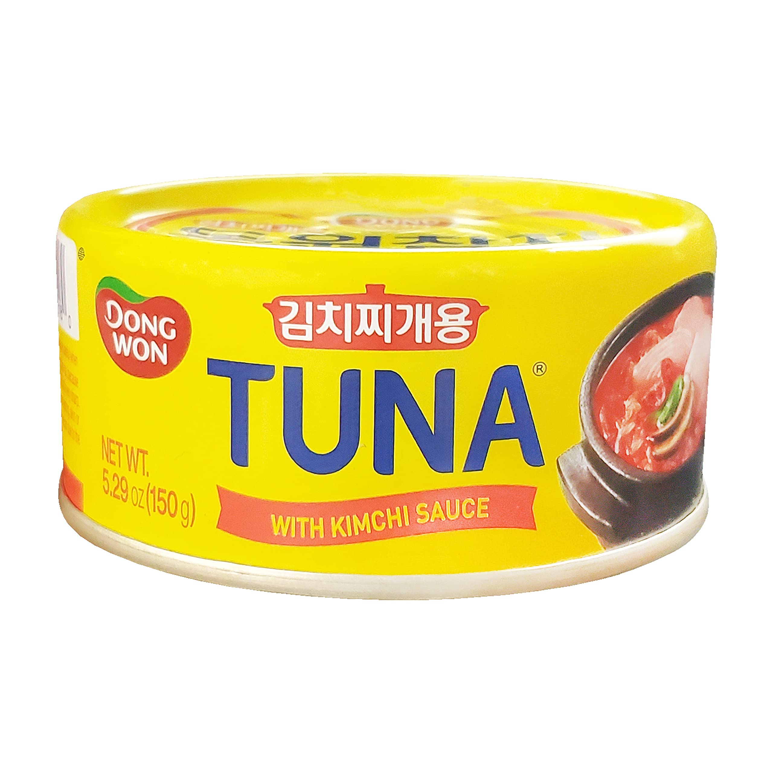 Premium Dongwon Korean Tuna with Authentic Kimchi Sauce - 4 Pack (21.16oz Total) | High-Protein Canned Fish for Kimbap, Bibimbap & Quick Meals | Perfect for Camping, Emergency Food & Asian Cooking
