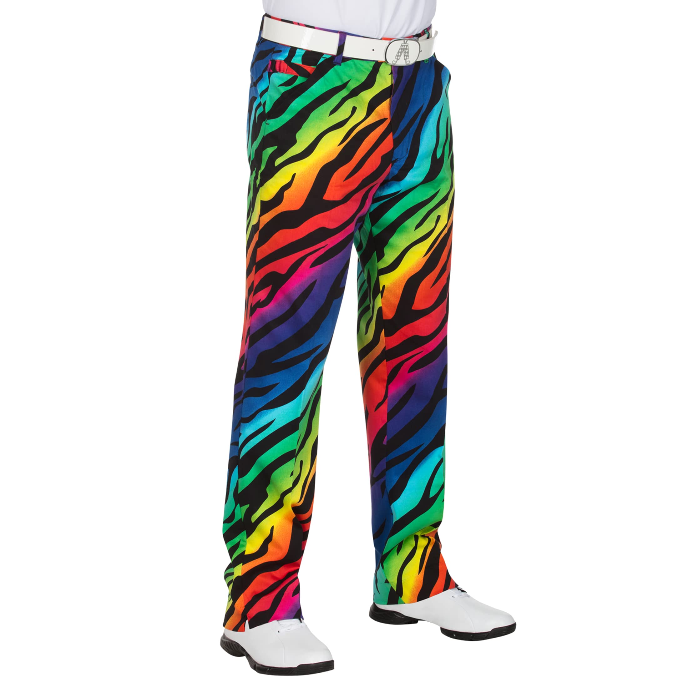 Royal & Awesome Men's Crazy Golf Pants - Funny Plaid Slacks with Colorful & Funky Patterns | Perfect for Golf Tournaments, Casual Wear & Themed Parties
