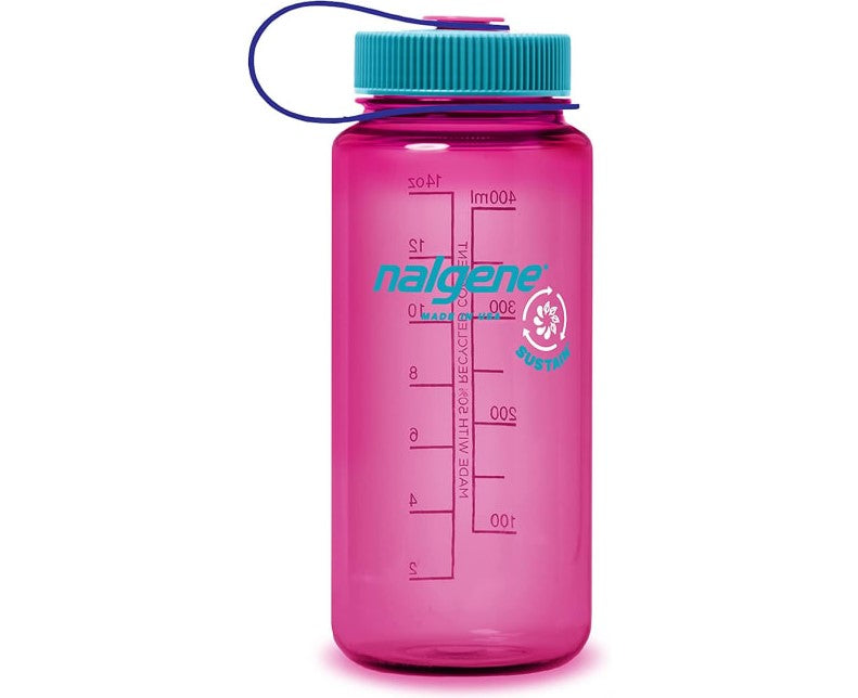 16 oz Wide Mouth Sustain Water Bottle - BPA Free, Leak Proof, Insulated Stainless Steel Water Bottle for Hiking, Gym & Outdoor Activities