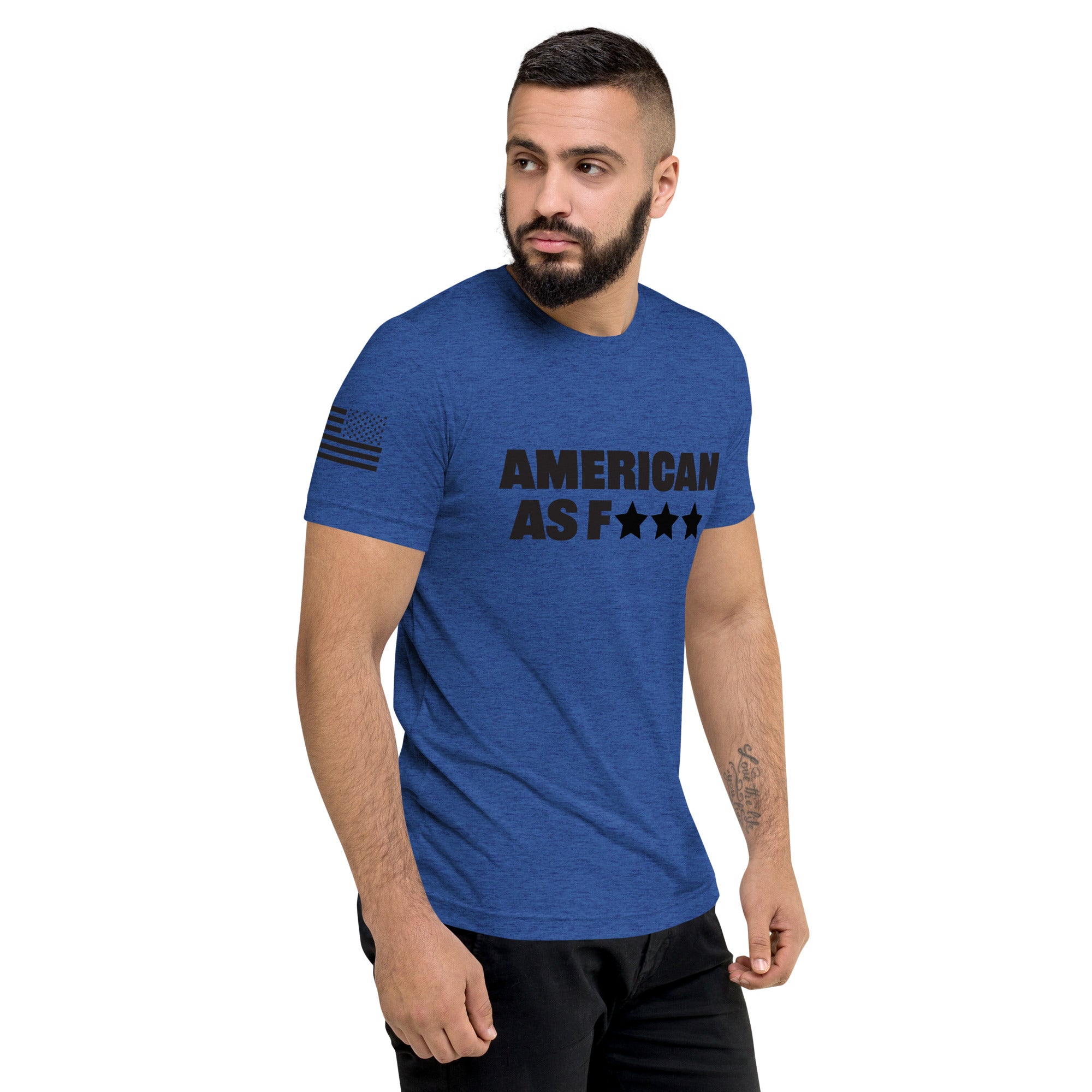 American AF Short Sleeve T-Shirt for Men & Women - Comfortable Cotton Casual Tee - Perfect for Streetwear, Gym, and Everyday Outfits
