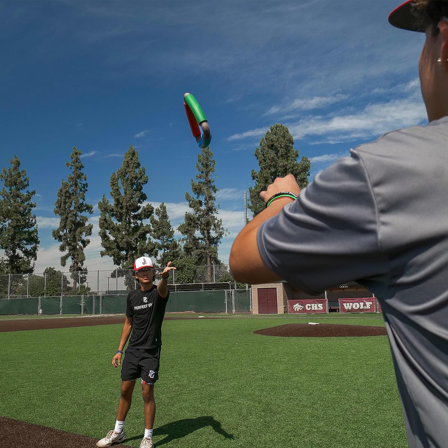 Tri Action Catch Ball Game - Improve Hand Eye Coordination & Reflex Agility - Perfect for Kids Outdoor Play, Sports Training, and Family Fun Activities
