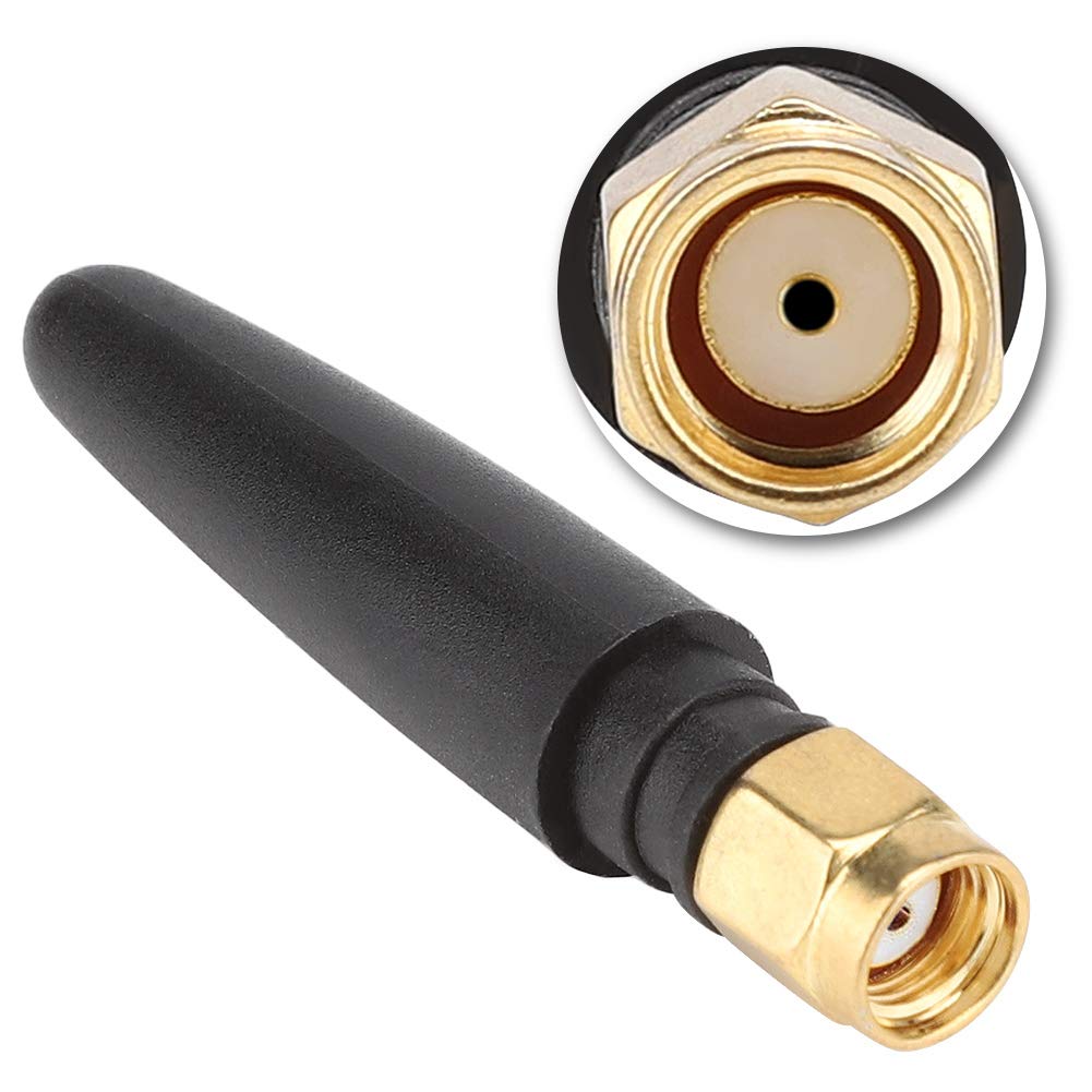 5Pcs 2.4GHz SMA 3DBi WiFi Antenna - High Gain Wireless RP-SMA Female Connector for Router, Modem, Access Point - Perfect for Home & Office Network Setup