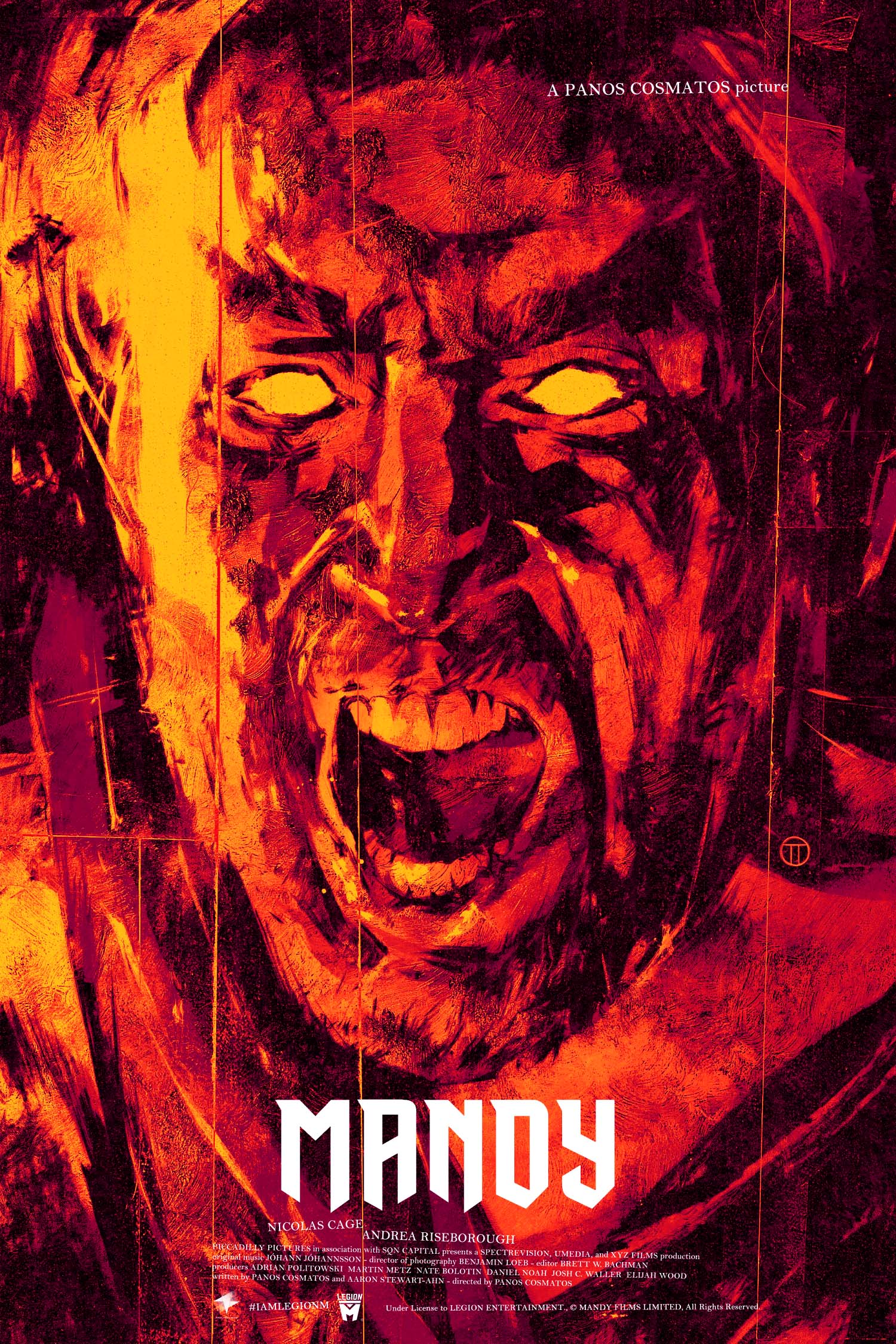 Vintage Mandy Variant Poster - Retro Wall Art Decor for Home, Office & Gifts - Perfect for Movie Fans & Pop Culture Enthusiasts