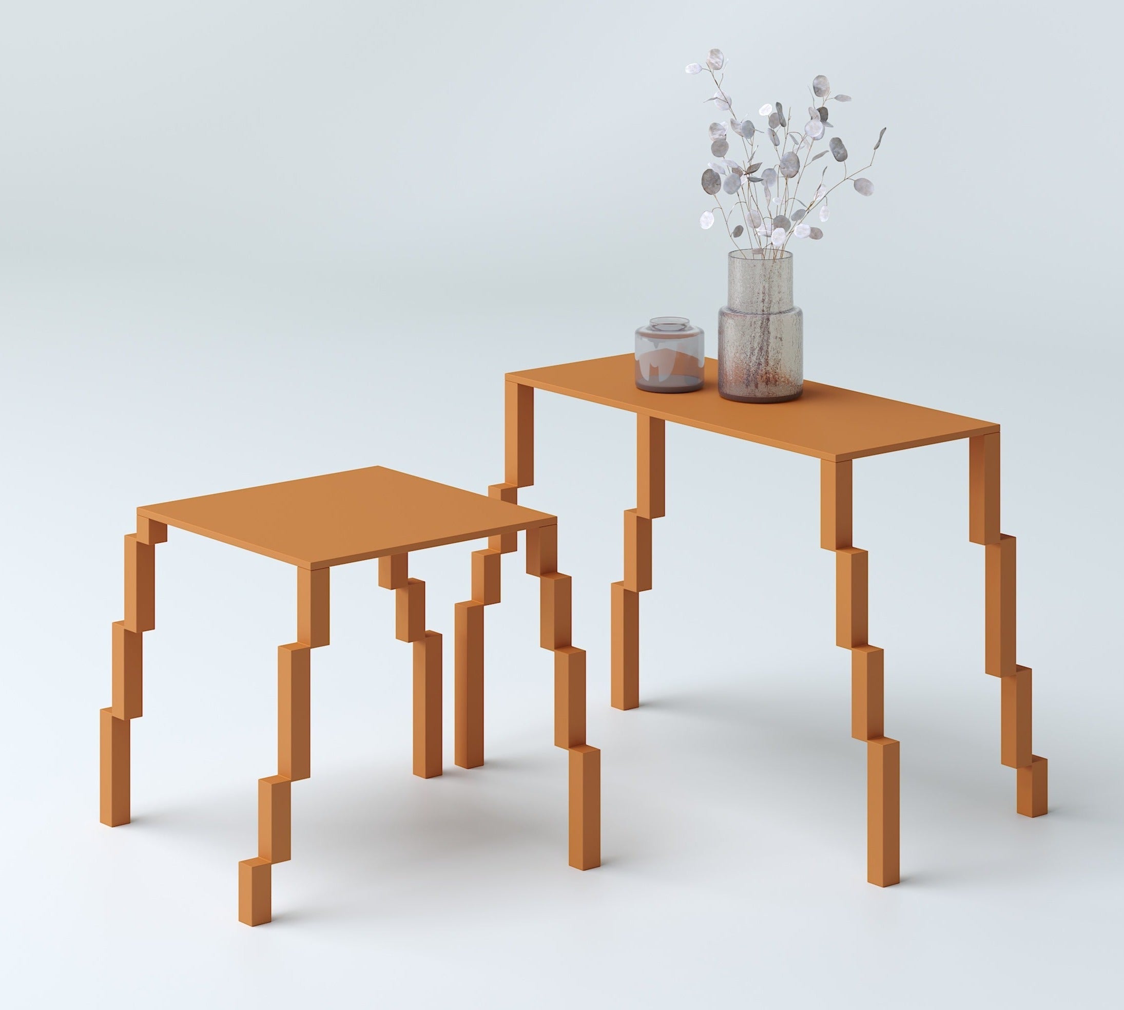 Oitoproducts Bug 4040 Side Table - Modern Bedside End Table with Storage Shelf | Perfect for Living Room, Bedroom & Office Use